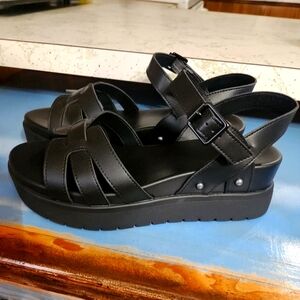 Mia Black Women's Sandals Size 9